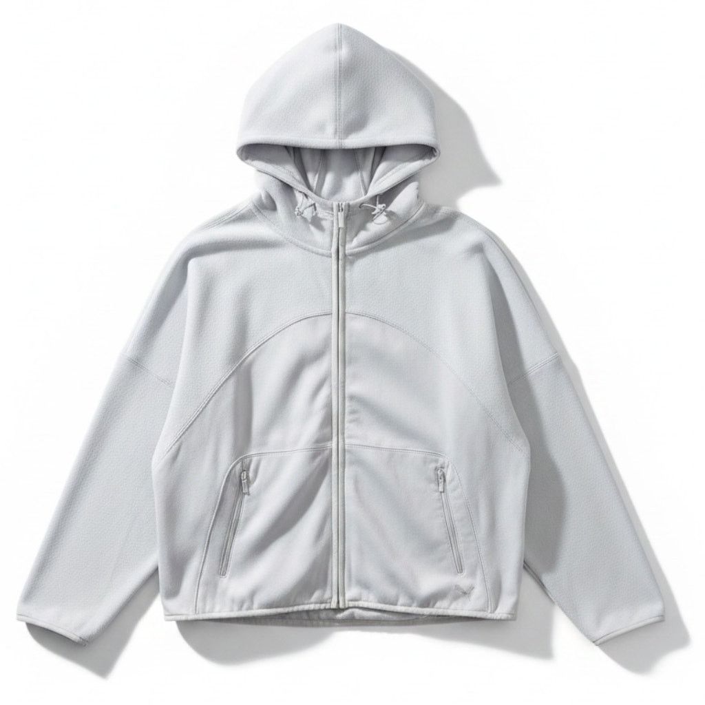 Puma Puma Women's XL Pale Green Warm Cell Hooded Fleece Boxy Size XL / US 12-14 / IT 48-50 - 1 Thumbnail
