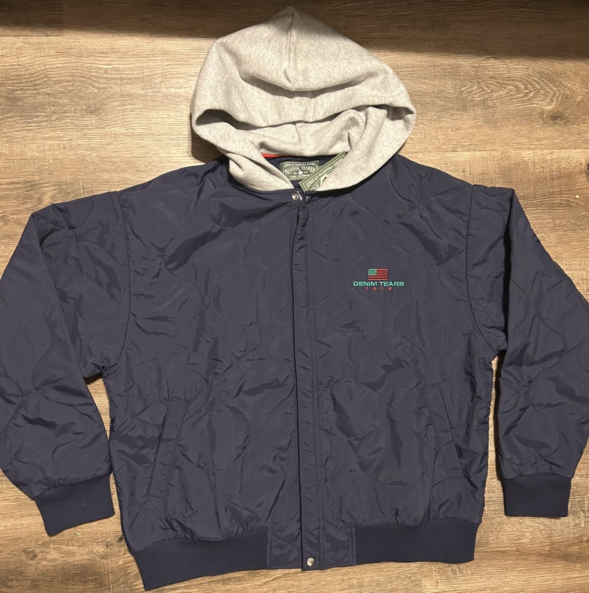DENIM TEARS 1619 Trans-Atlantic Flight Bomber Jacket | Grailed