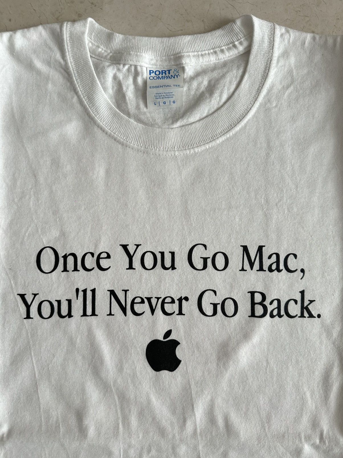 Vintage Apple Macintosh Once You Go Mac T-Shirt Size US L / EU 52-54 / 3 - 1 Thumbnail
