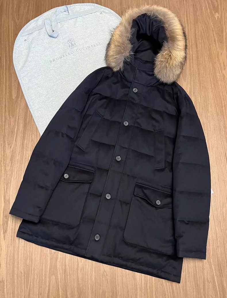 Loro Piana LORO PIANA Cashmere down jackets Size US XXL / EU 58 / 5 - 7 Thumbnail