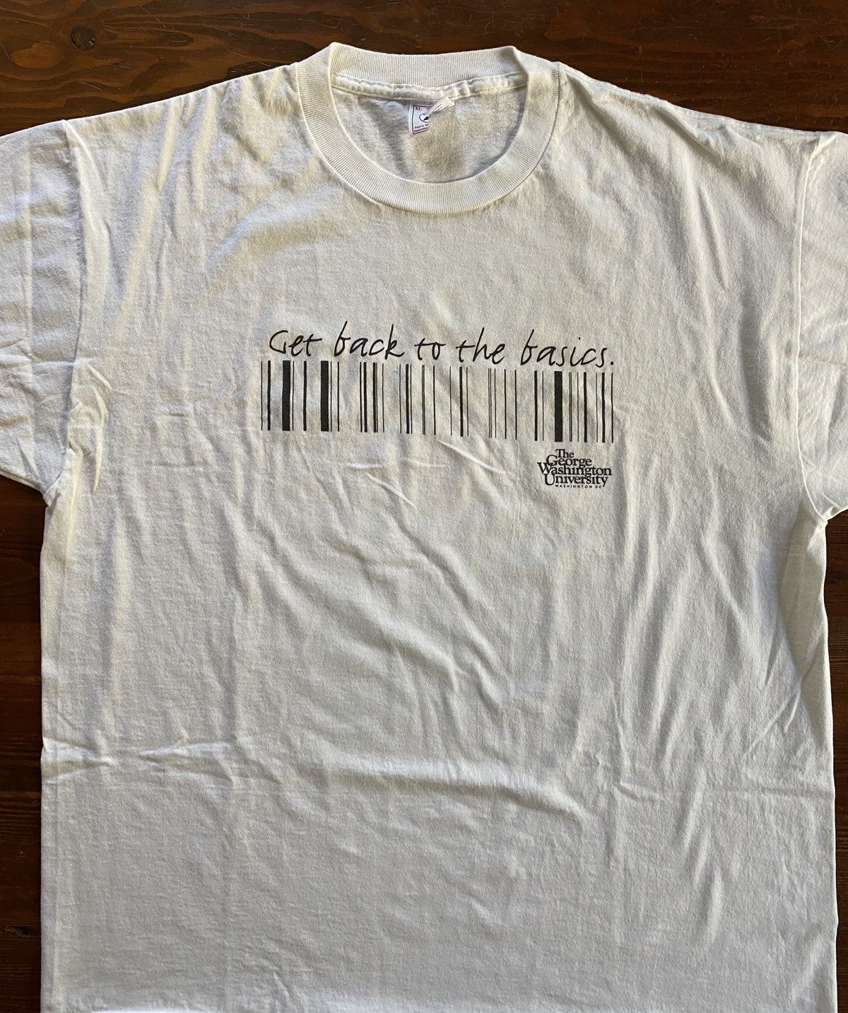 Delta Vintage 1995 GW University Senior Week Single Stitch Tee 90s Size US XL / EU 56 / 4 - 1 Thumbnail