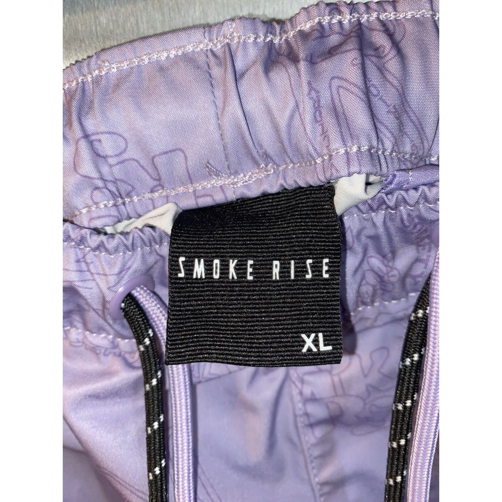 Other Smoke Rise Graphic Print Cargo Shorts Lavender Size US 36 / EU 52 - 5 Thumbnail