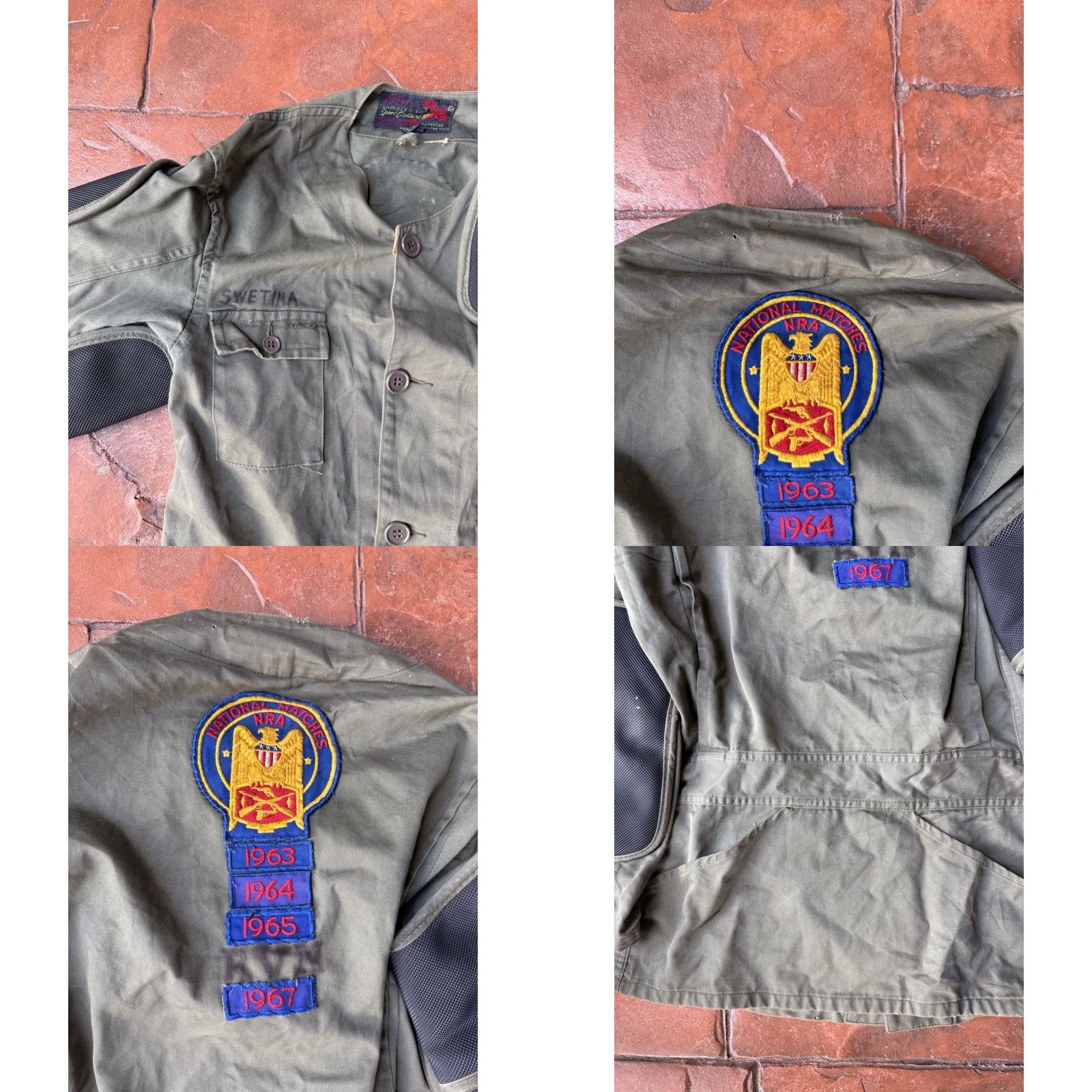 Imperial VINTAGE 50s 10X Imperial NRA Jacket Men’s 36 Army Twill Tactical Shooting Jacket Size US XXS / EU 40 - 9 Thumbnail
