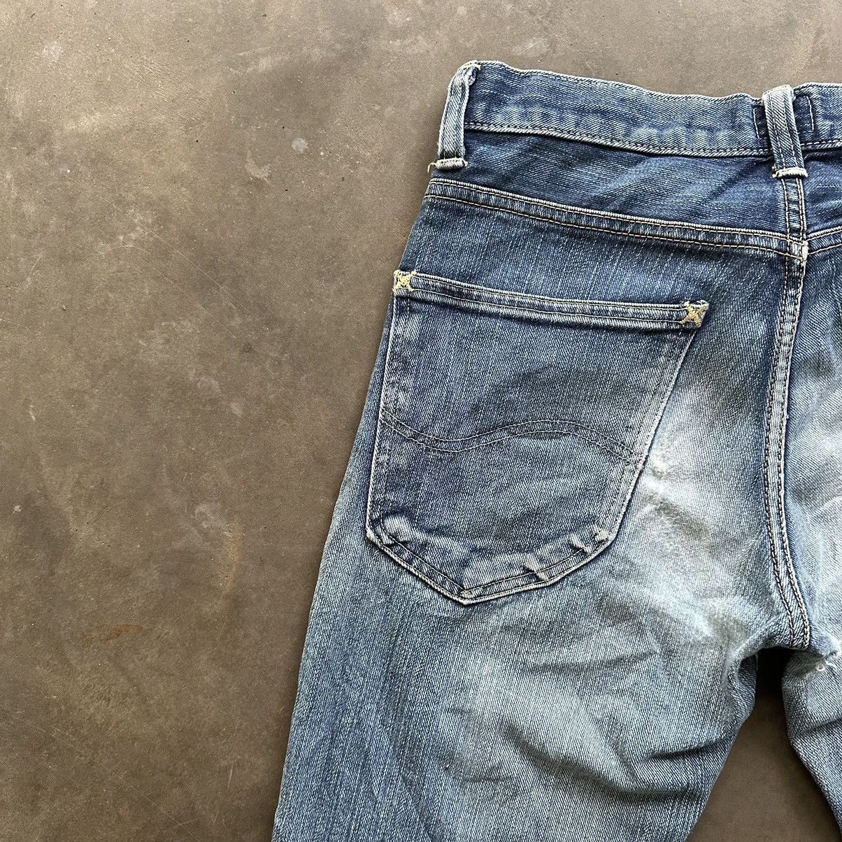 Japanese Brand W29 🔥 Vintage Lee Faded Distressed Denim Jean Pant Size US 29 - 12 Thumbnail
