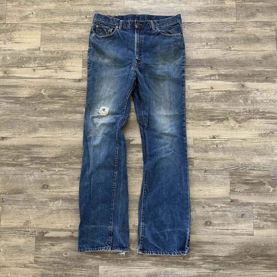 Levi's Vintage 70s Levi's 517 Single Stitch Red Tab Denim Jeans Size US 36 / EU 52 - 1 Thumbnail