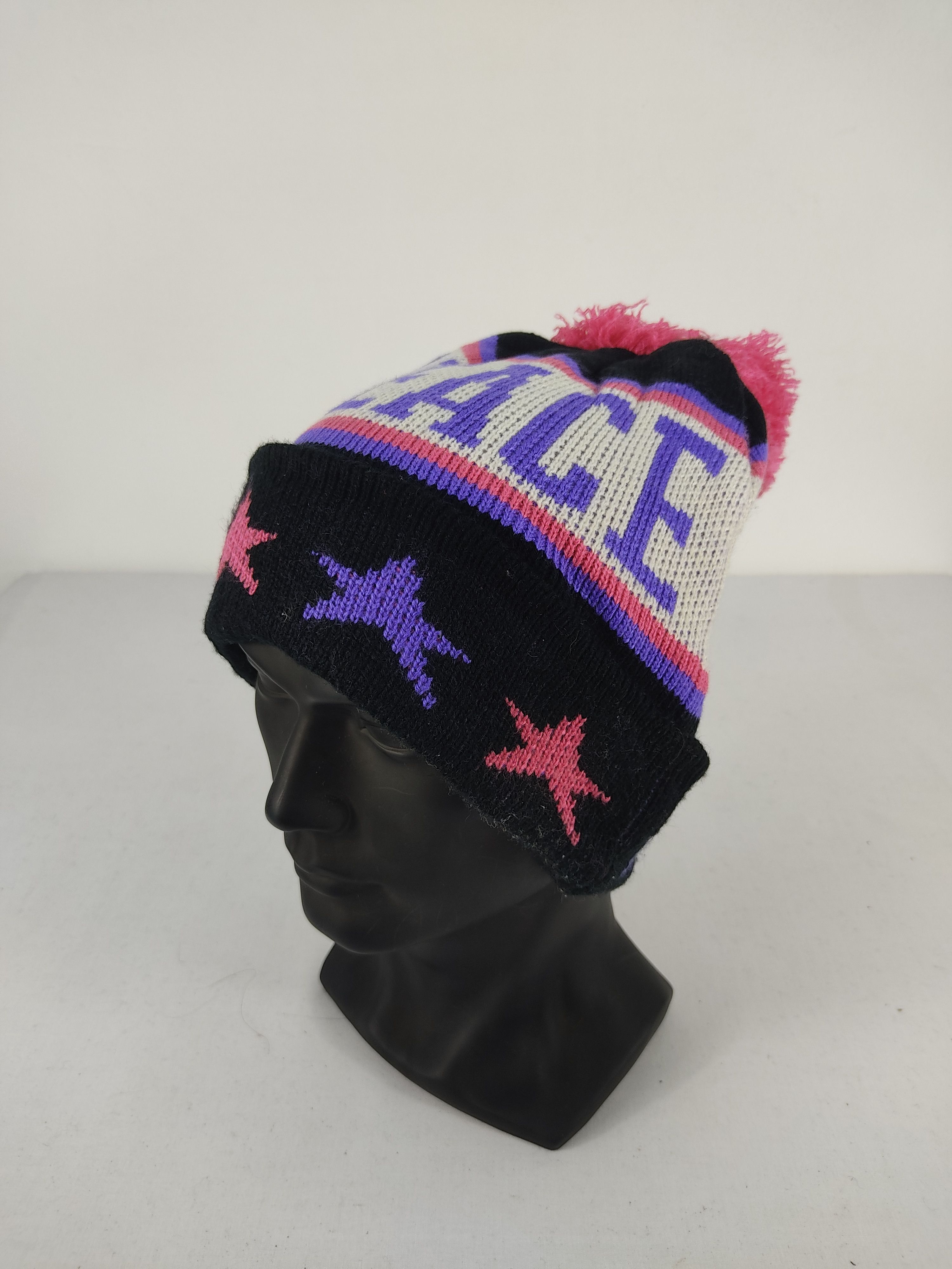 Japanese Brand × Vintage Vintage Japanese Brand Peace Beanie / Snow Hat / Snow Cap Size ONE SIZE - 1 Thumbnail