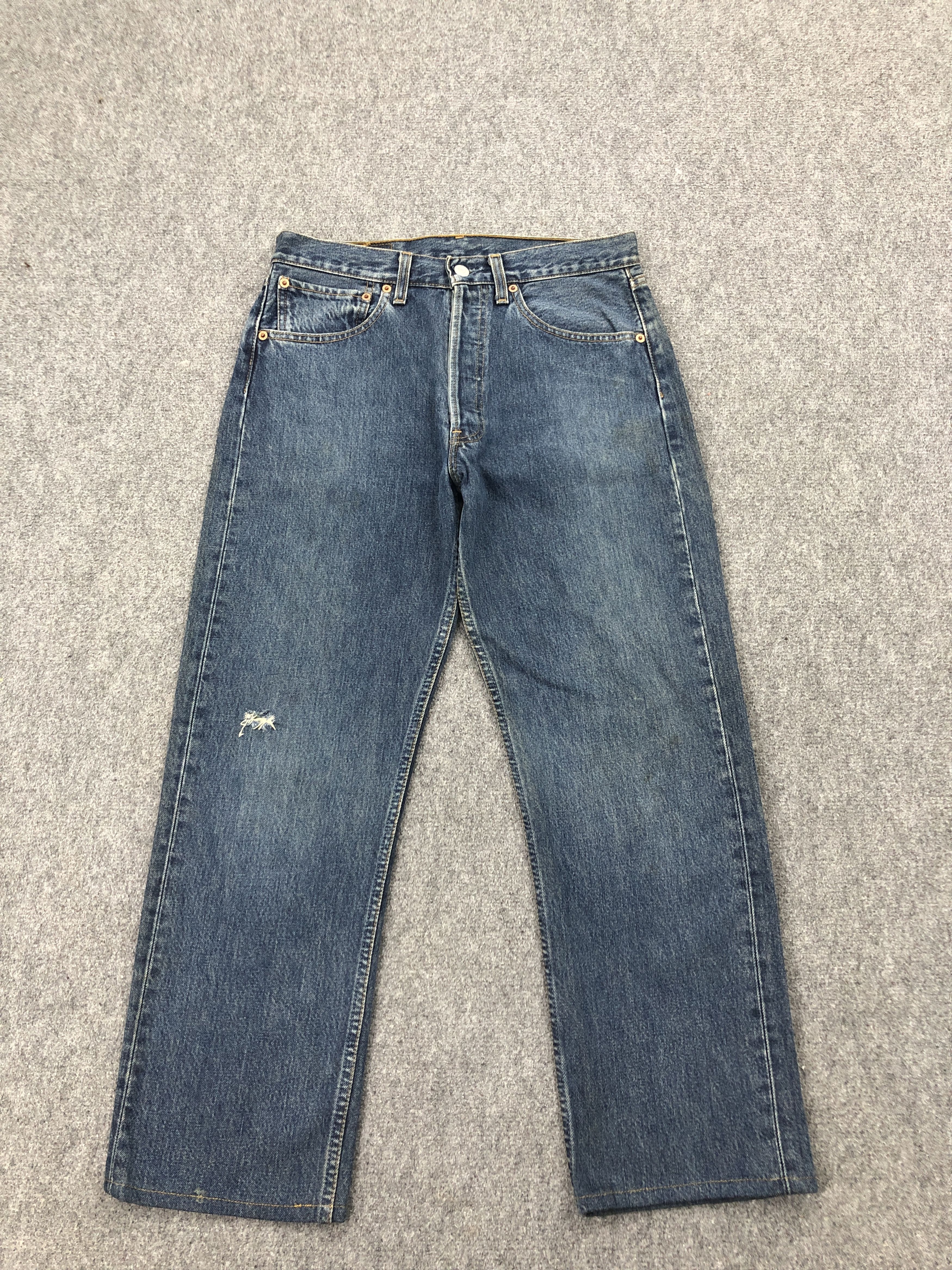 Levi's × Vintage Denim Blue Vintage 90s Levi's 501 Jeans Size US 30 / EU 46 - 1 Thumbnail