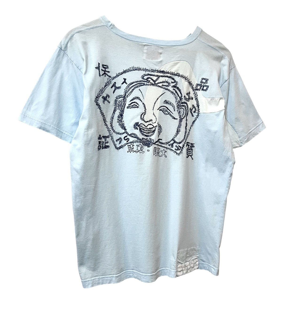 Evisu EVISU GENES YAMANE DAICOCK EMBROIDERY ITALY EURO MARKET TEE Size US XL / EU 56 / 4 - 9 Thumbnail