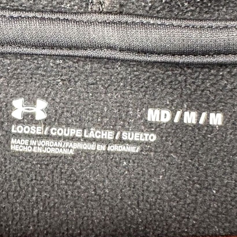 Under Armour Under Armour Shirt Mens M Black Hoodie Sweatshirt Adult Graphic Print Athletic Size US M / EU 48-50 / 2 - 5 Thumbnail