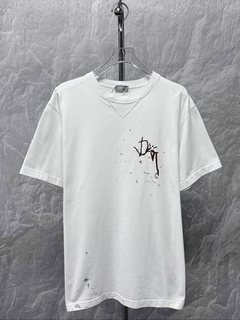 Dior Dior x Travis Scott Embroidered T-Shirt Size XL Size US XL / EU 56 / 4 - 1 Thumbnail