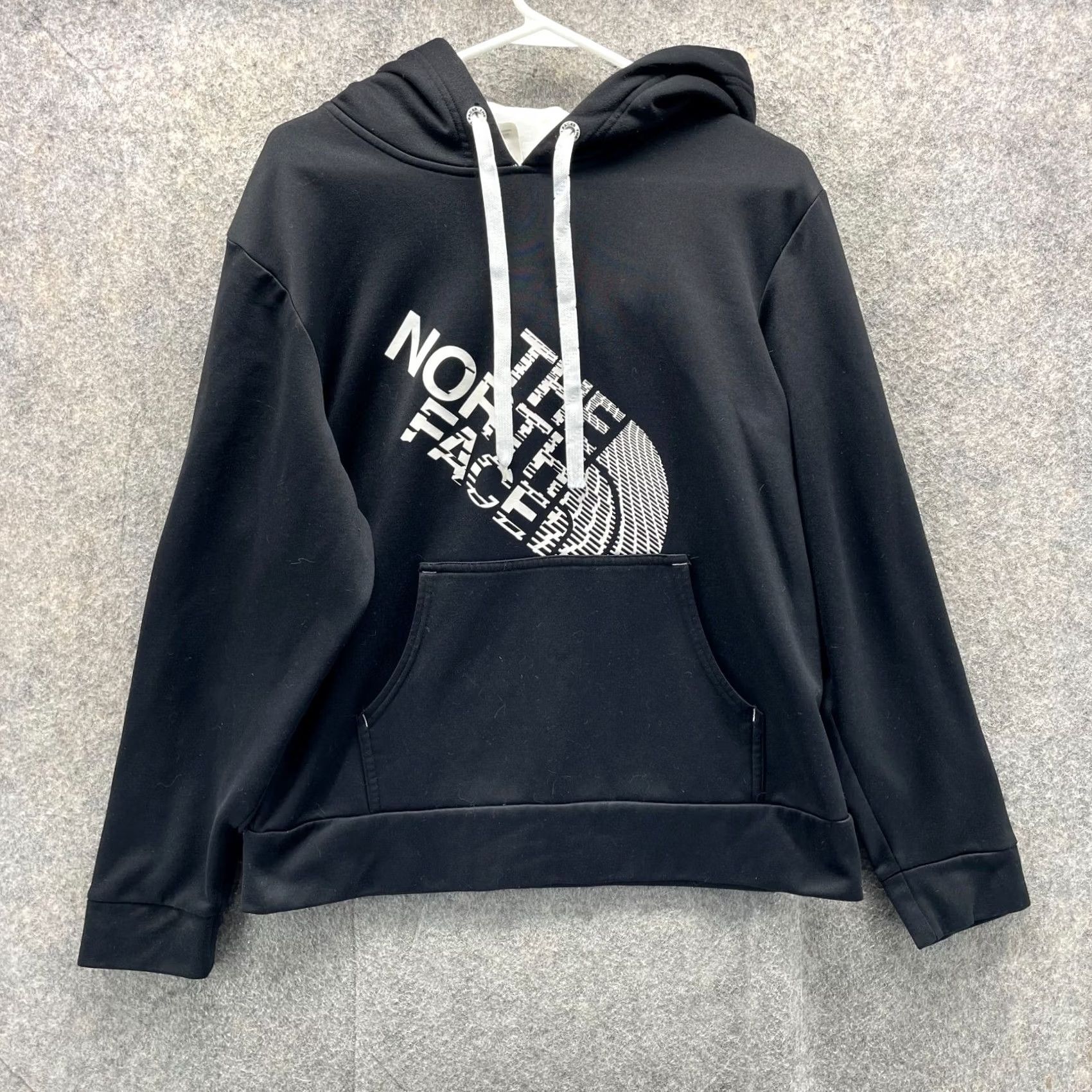 The North Face VINTAGE The North Face Hoodie Mens M Black Fleece Pullover Spell out Knit Size US M / EU 48-50 / 2 - 2 Thumbnail