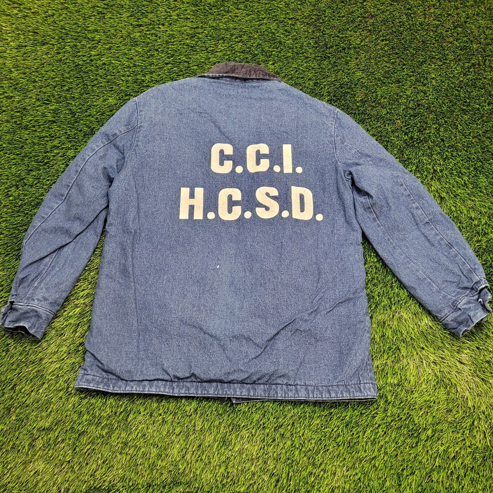 Wrangler VTG Big Ben Wrangler CCI HCSD Prison Denim Chore Coat Medium Size US M / EU 48-50 / 2 - 7 Thumbnail