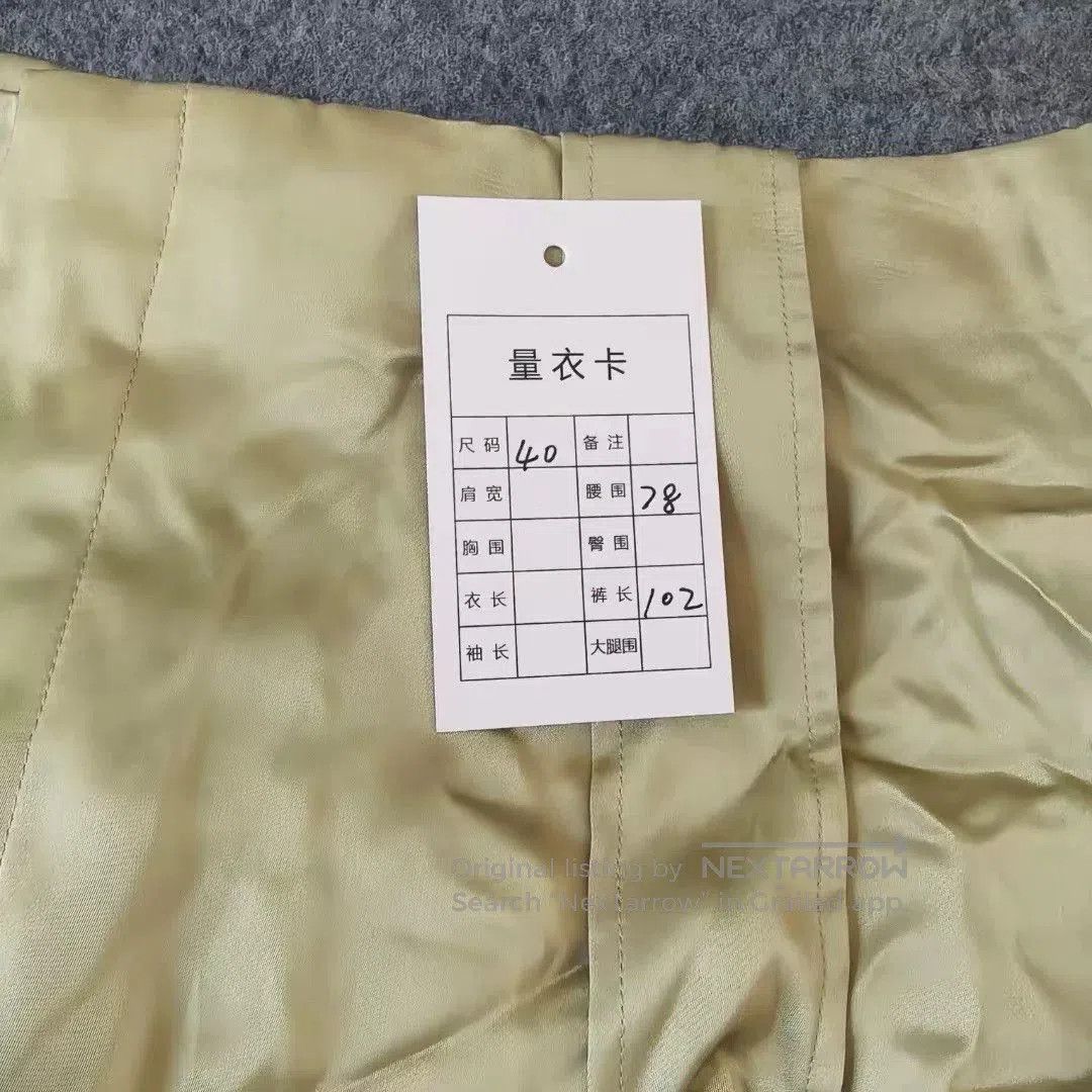 Fendi Fendi Green Pleated Cargo Long Pants. Size 35" - 8 Thumbnail
