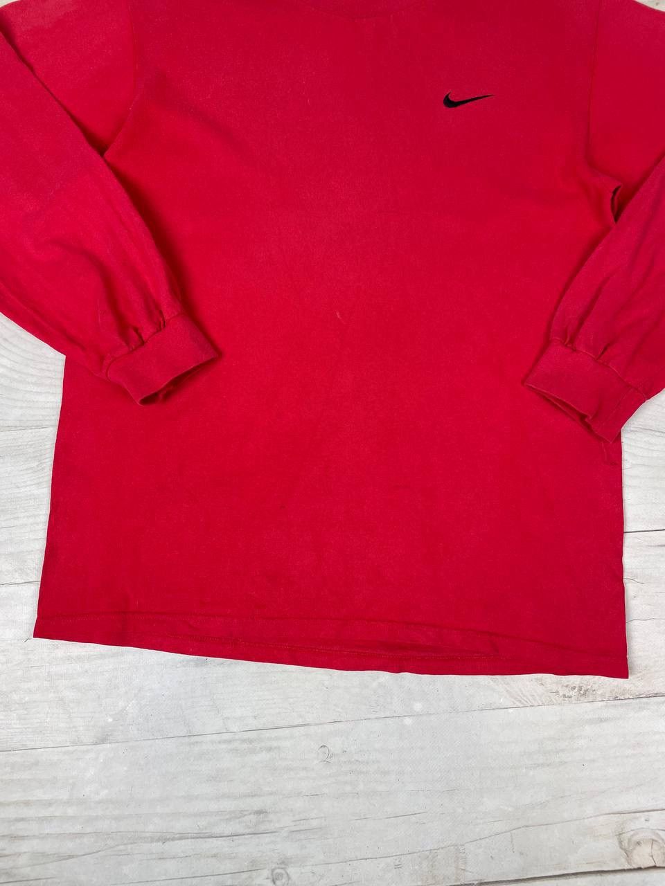 Nike Vintage Nike Logo Swoosh 90S Long Sleeve T Shirt Drill Size US M / EU 48-50 / 2 - 3 Thumbnail