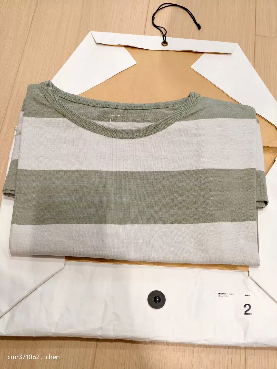 Visvim VISVIM BROADER TEE S/S RUGGER LT Green 2, Purple 3 Size US M / EU 48-50 / 2 - 7 Thumbnail