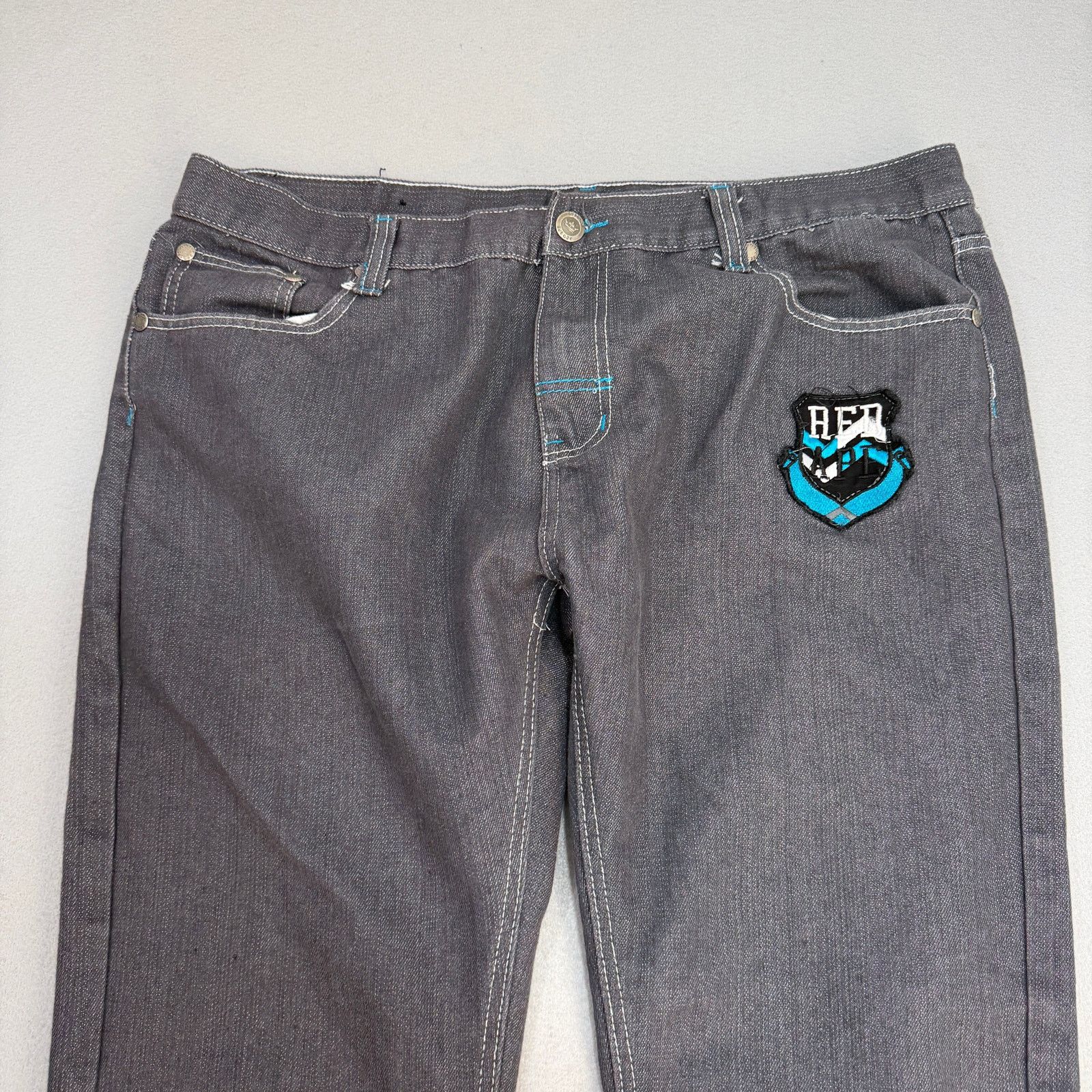 Vintage Vintage Red Ape Jeans 42x30 Embroidered Baggy Skater Cyber Size US 42 / EU 58 - 3 Thumbnail