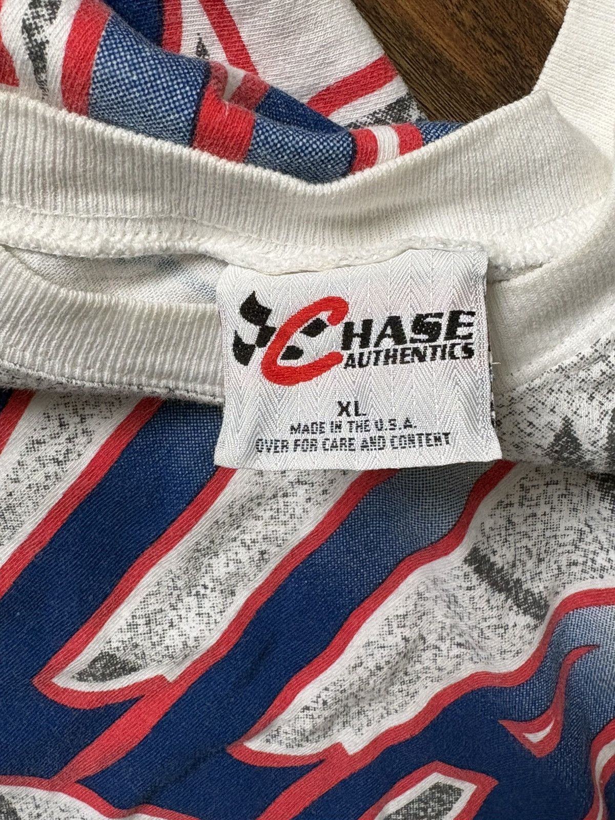 Chase Authentics Vintage 1996 Rusty Wallace Midnight Rider Nascar T-shirt Size US XL / EU 56 / 4 - 5 Thumbnail