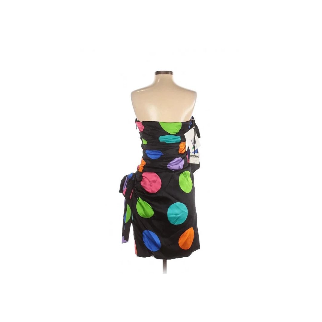 Moschino SS15 Moschino Couture Jeremy Scott Cocktail Dress Neon Size S / US 4 / IT 40 - 2 Thumbnail