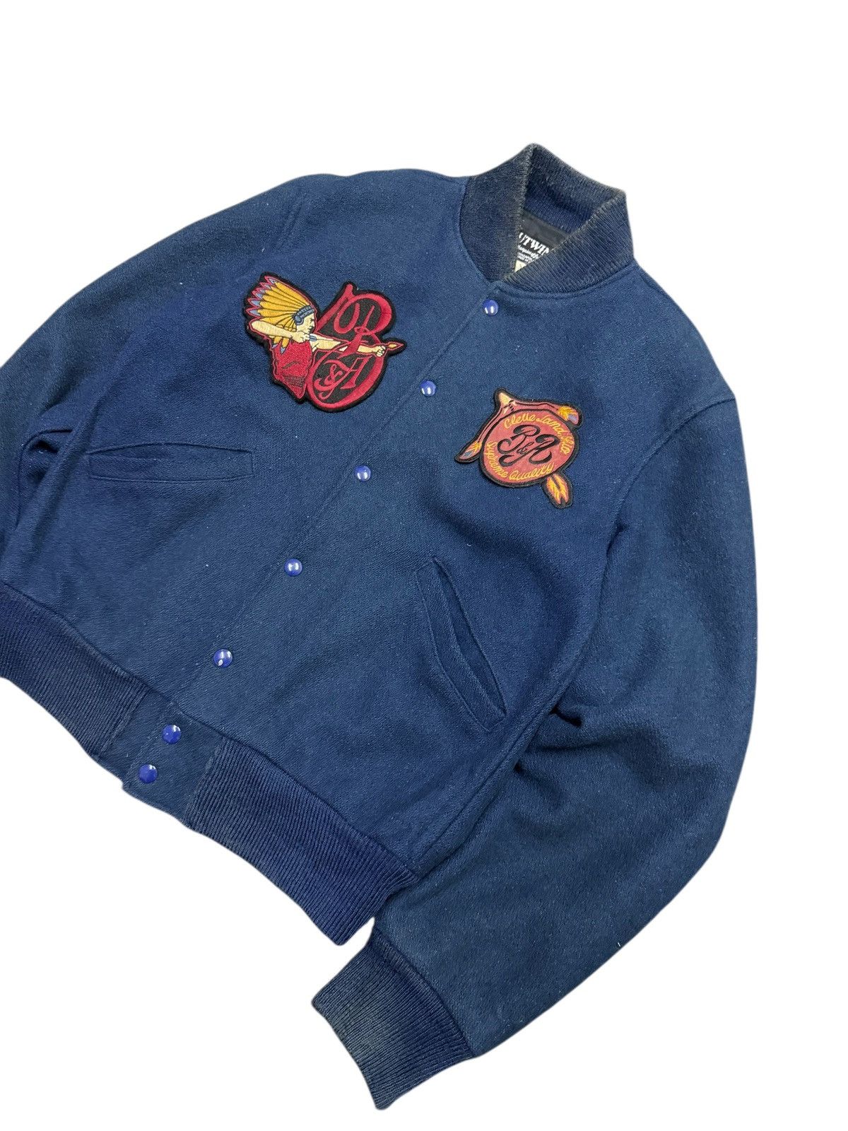 Vintage Vintage 80s Butwin Wool Varsity Jacket Size US S / EU 44-46 / 1 - 2 Thumbnail