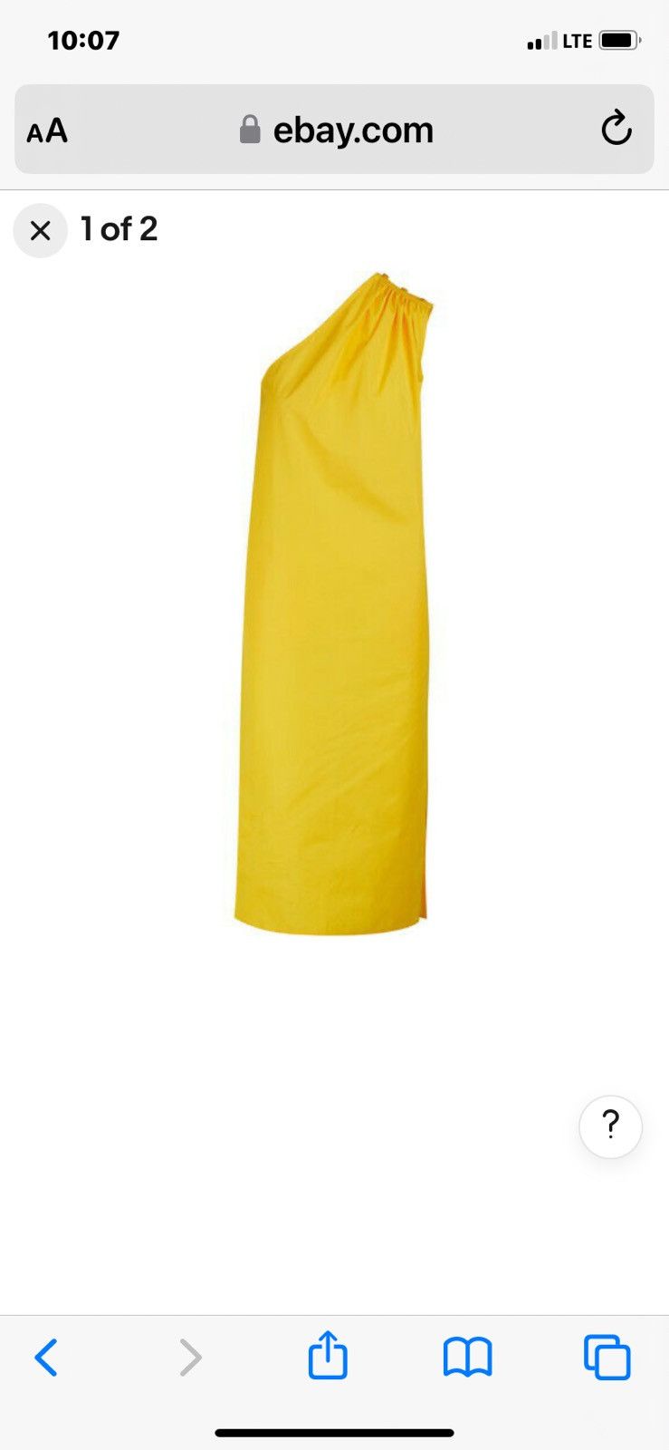 Max Mara Max Mara one shoulder dress Size S / US 4 / IT 40 - 2 Thumbnail
