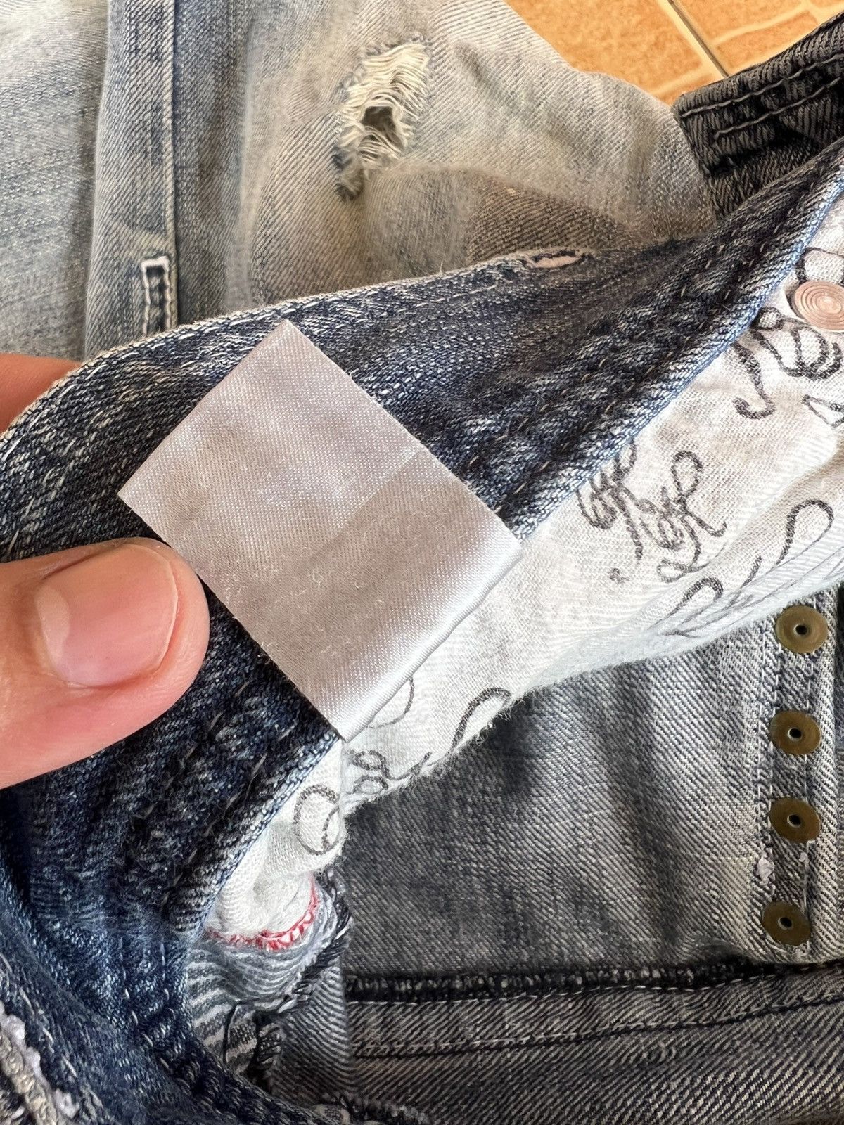 Japanese Brand Vintage Karl Kani Distress Faded Jean Size US 32 / EU 48 - 21 Thumbnail
