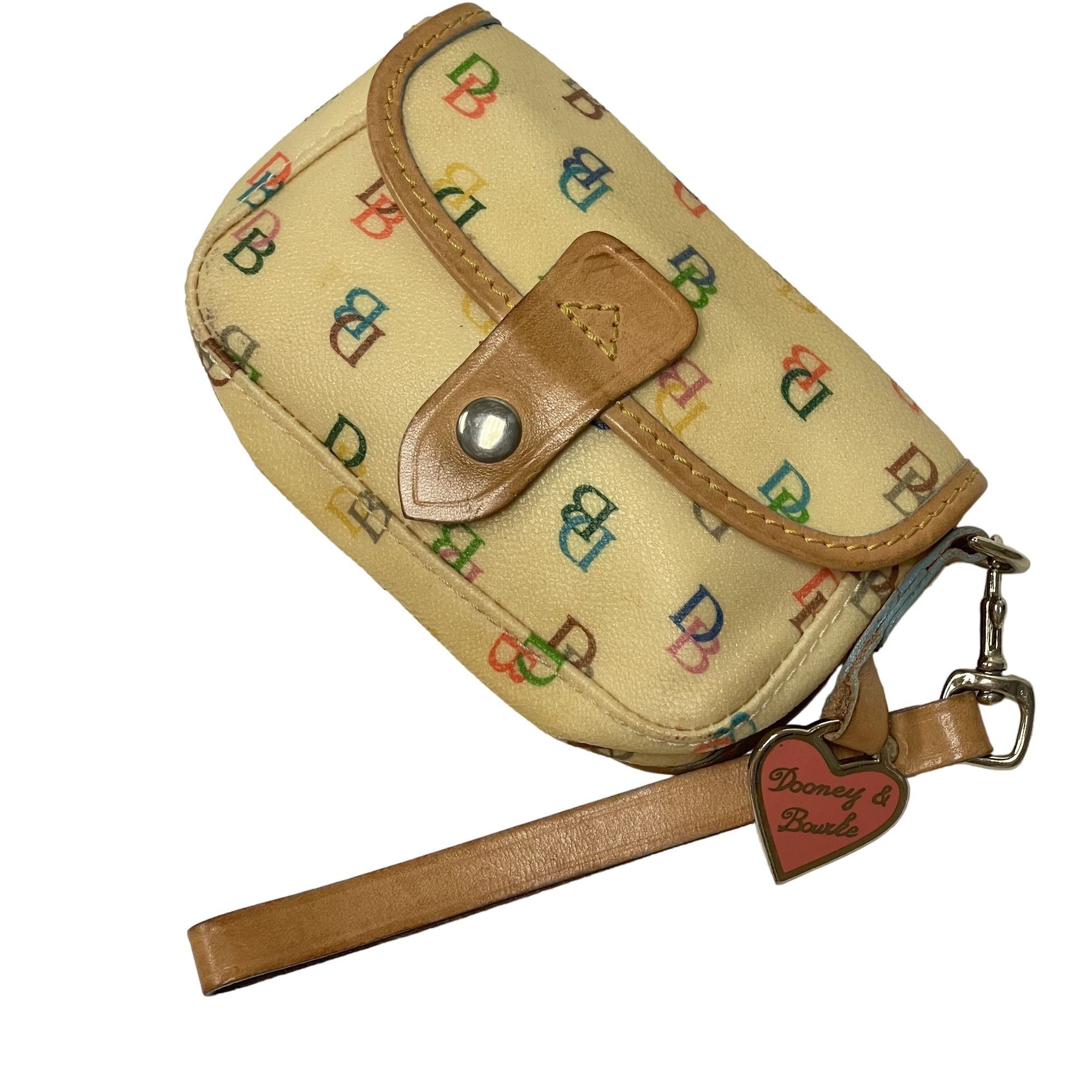 Dooney & Bourke Vtg Dooney & Bourke Rainbow Signature LOGO Wristlet Size ONE SIZE - 1 Thumbnail