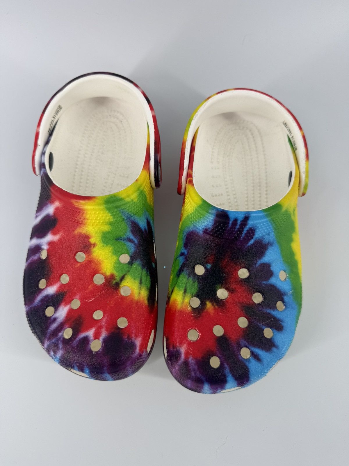 Crocs Crocs Classic Tie-Dye Clogs Shoes Men’s Size 5 W 7 Rainbow Size US 7 / IT 37 - 4 Thumbnail