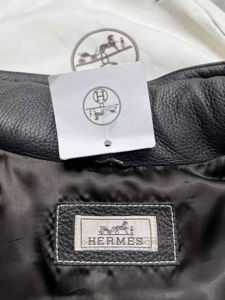 Hermes Hermes Poster Style Hunting Jacket 100% Reindeer Skin Size US M / EU 48-50 / 2 - 6 Thumbnail