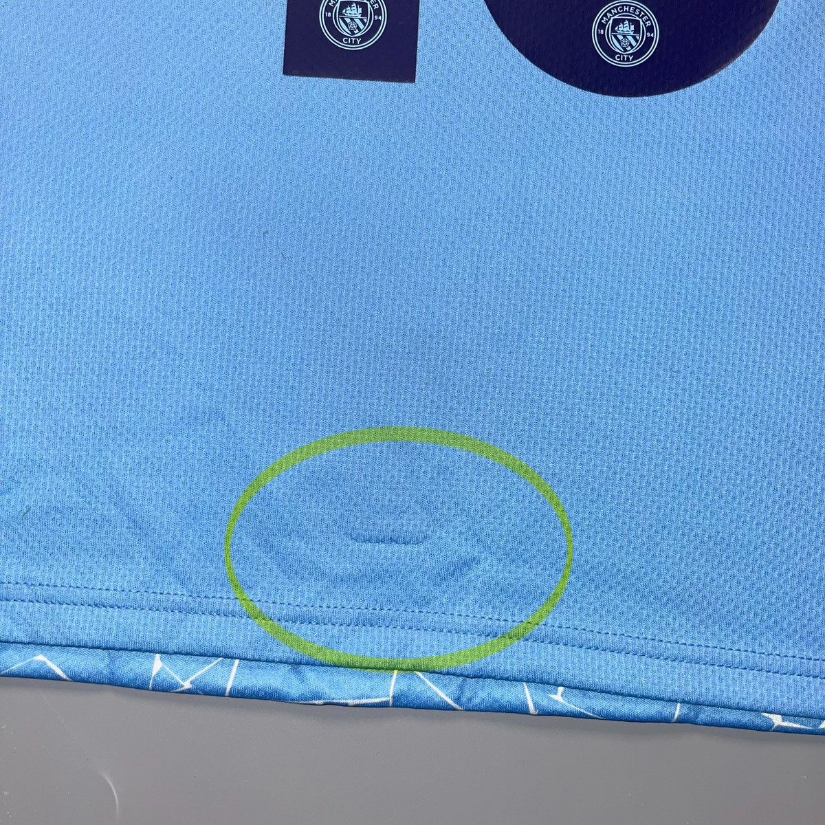 Puma × Vintage MAN CITY PUMA 2020/2021 FOOTBALL HOME JERSEY #10 AGUERO Size US M / EU 48-50 / 2 - 12 Thumbnail