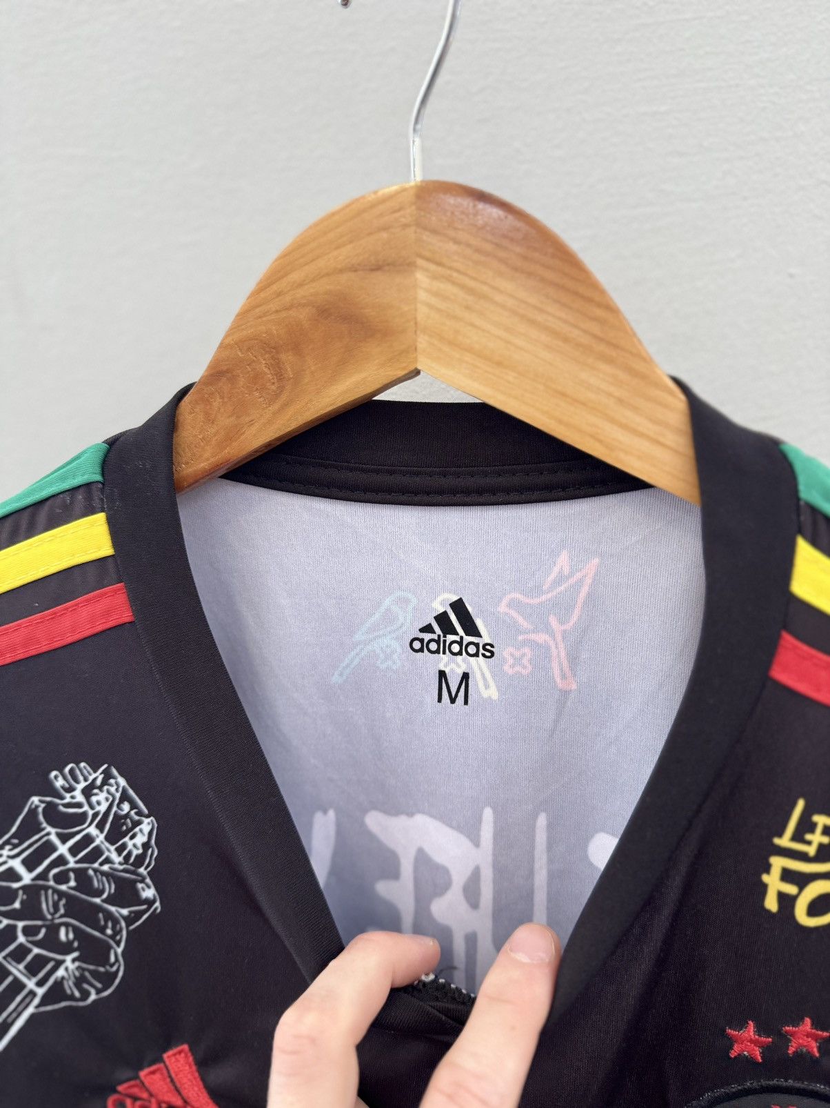Vintage Vintage Ajax × Bob Marley Jersey blokcore Size US M / EU 48-50 / 2 - 5 Thumbnail