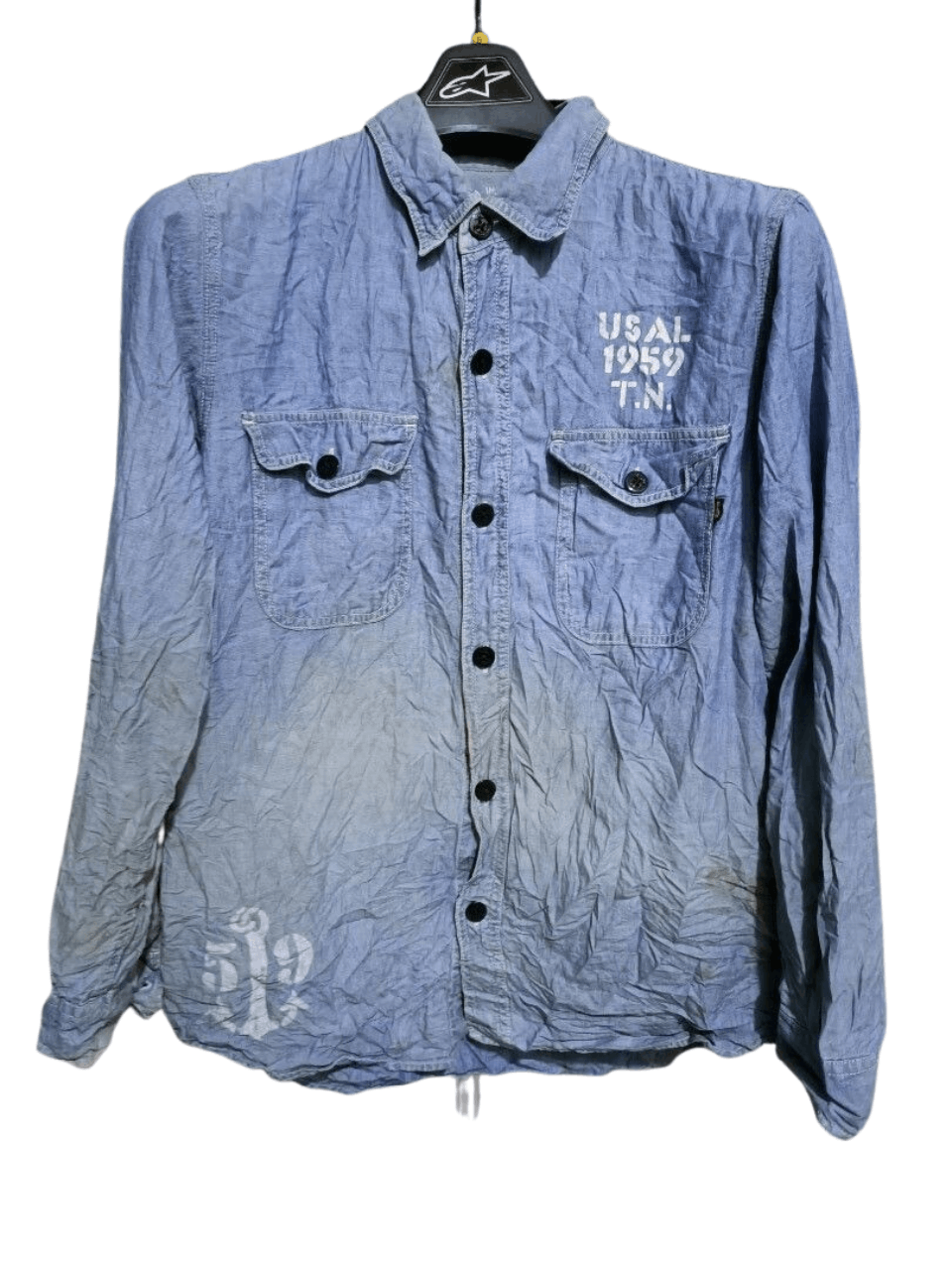 Alpha Industries Alpha industries chambray us naval Size US L / EU 52-54 / 3 - 1 Thumbnail