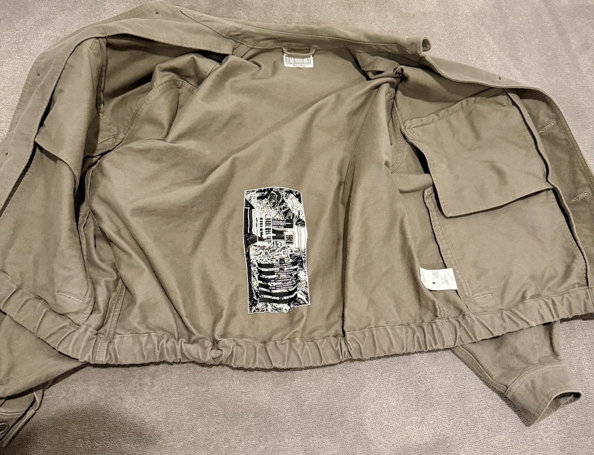 Cav Empt CAV EMPT Mol Skin Button Jacket - Grey - Size Medium Size US M / EU 48-50 / 2 - 3 Thumbnail