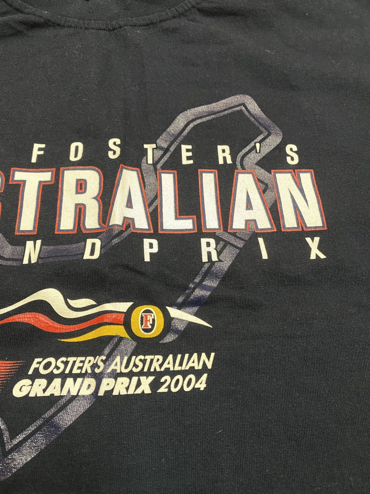 Formula 1 × Vintage Fosters Australian Grand Prix Port Vintage Mens Tee 00s Size US L / EU 52-54 / 3 - 6 Thumbnail