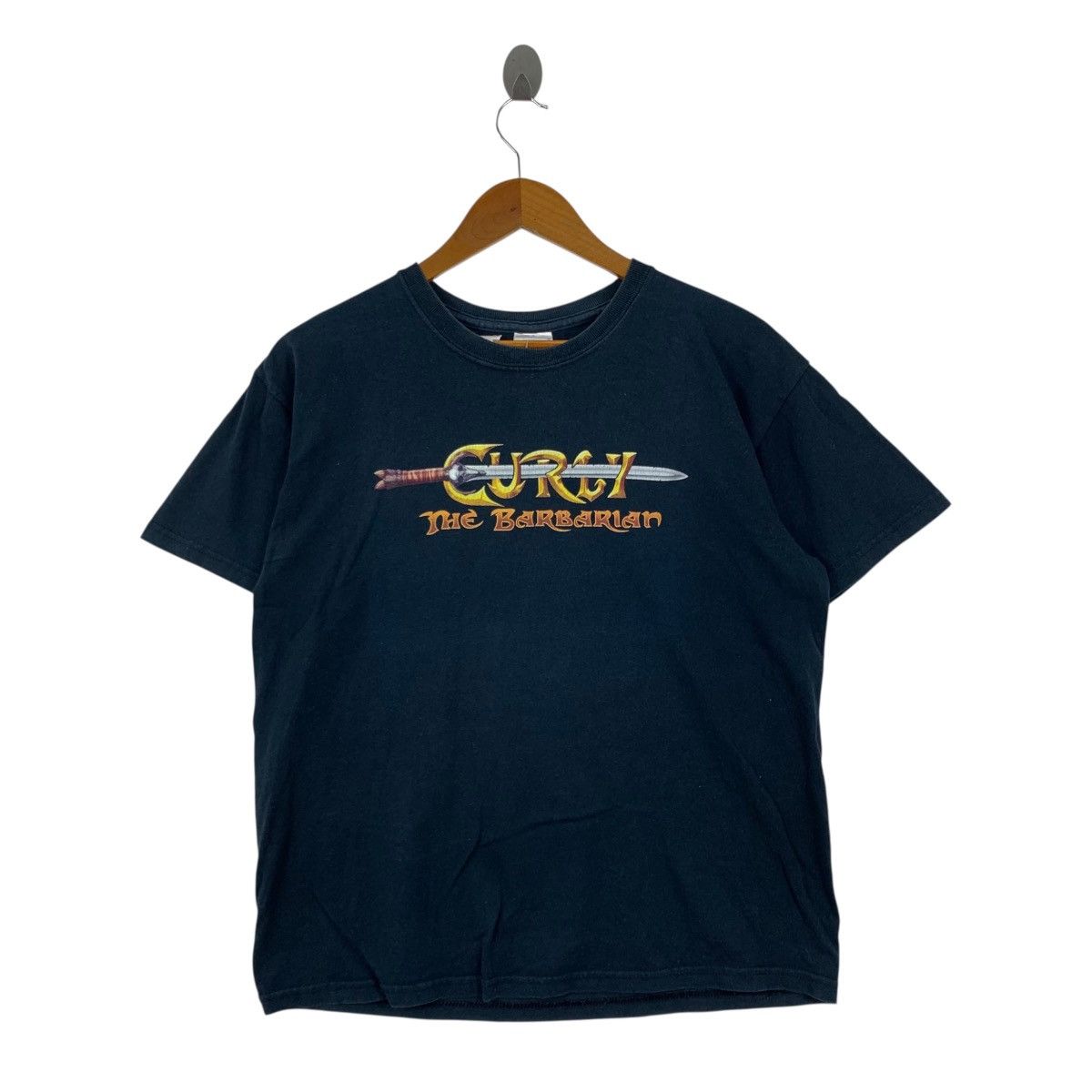 Vintage Vintage CURLY The BARBARIAN Three Stooges 2008 Movie Tshirt Size US M / EU 48-50 / 2 - 3 Thumbnail