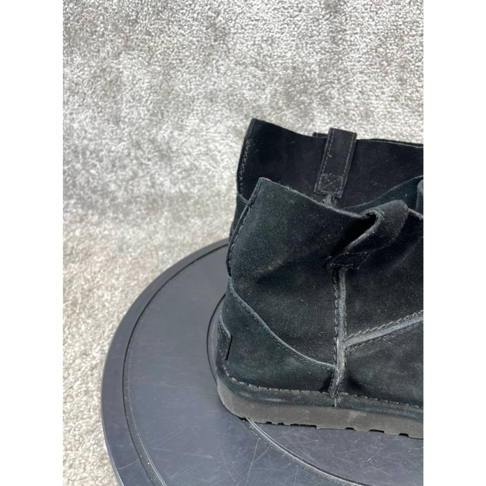 Ugg VINTAGE UGG Classic Unlined Mini Boots Women Size 6 Black Suede Casual Ankle Outdoor Size US 6 / IT 36 - 3 Thumbnail
