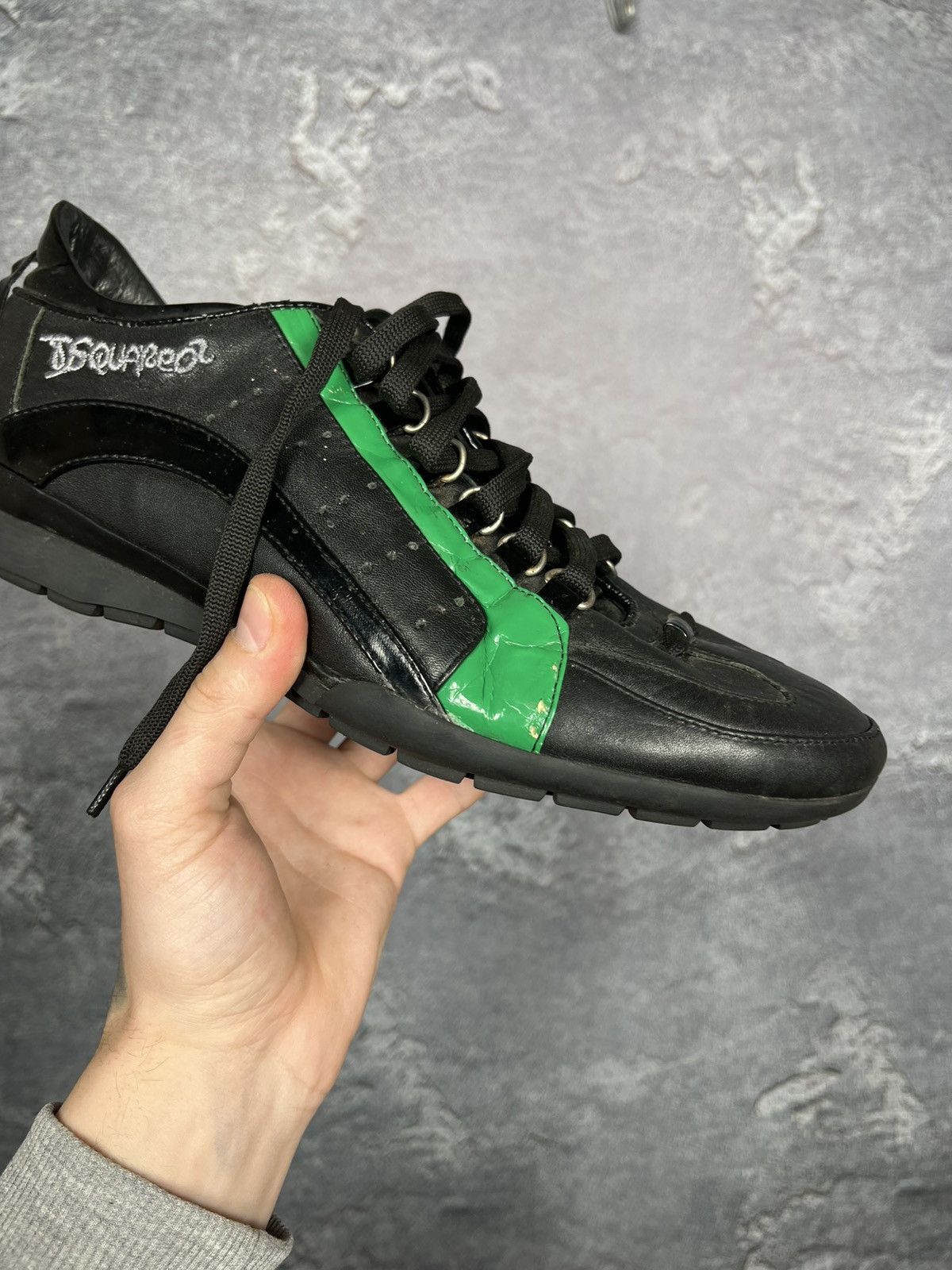 Dsquared2 Hype Dsquared2 Kick It Leather Y2k Low Top Sneakers Size US 11 / EU 44 - 15 Thumbnail