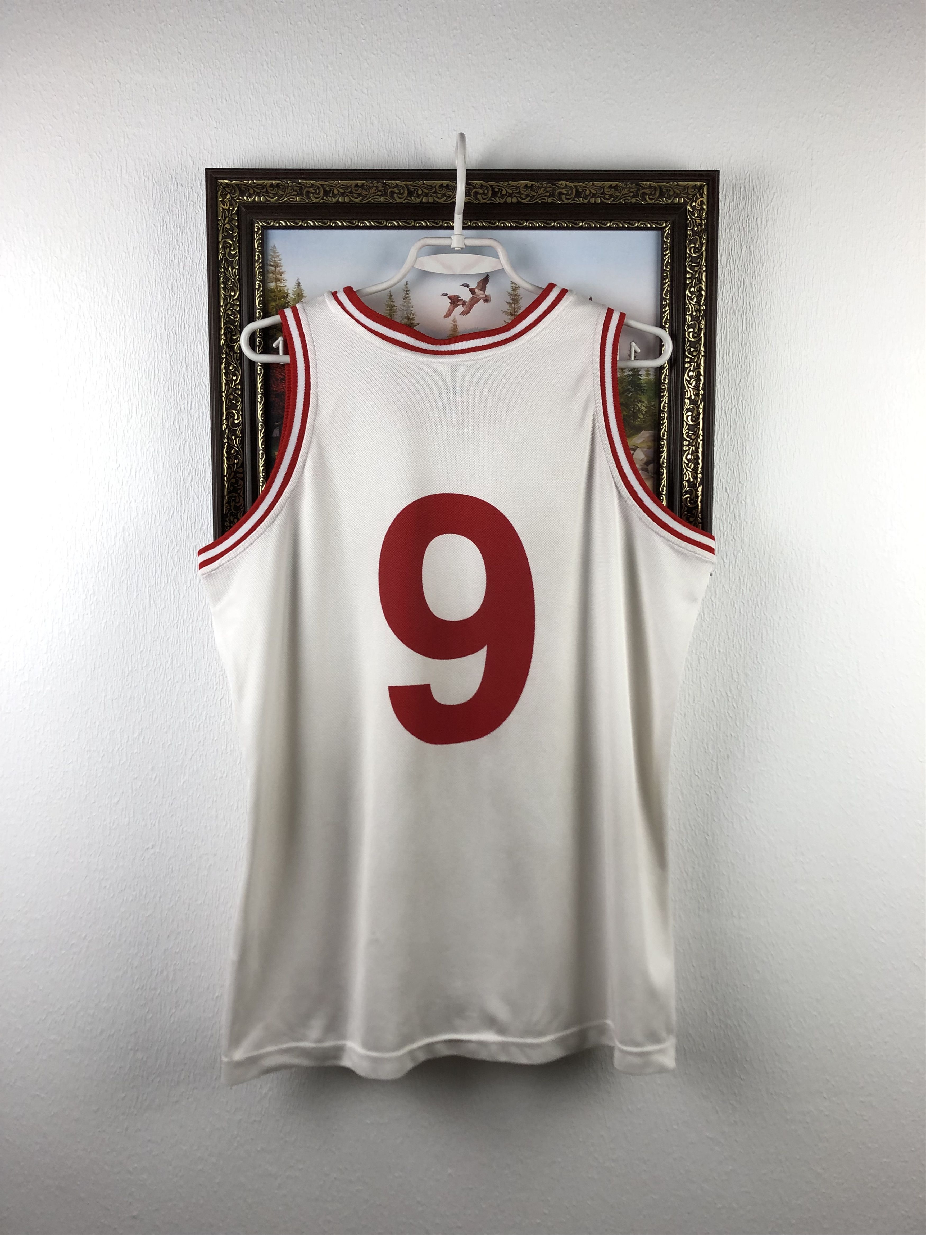 Nike Vintage Nike Hungary Basketball Jersey #9 Player Issue Shirt Size US XL / EU 56 / 4 - 10 Thumbnail