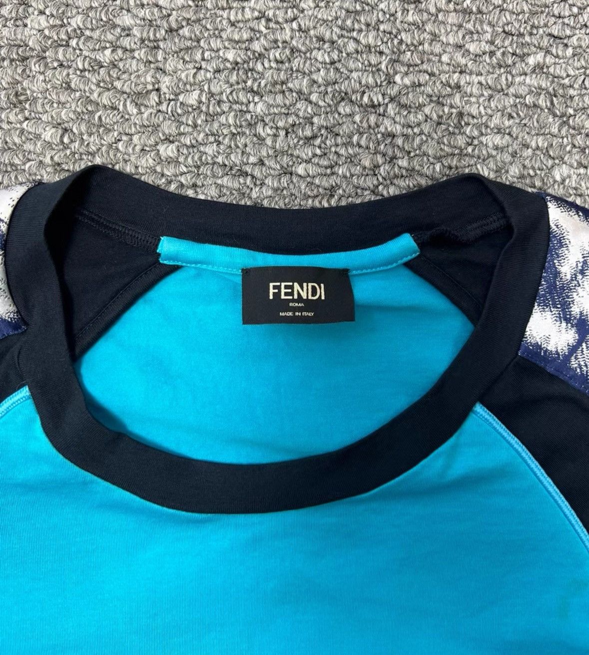 Fendi Fendi SS23 Color Blocked Short Sleeve T-Shirt -2507 Size US S / EU 44-46 / 1 - 3 Thumbnail