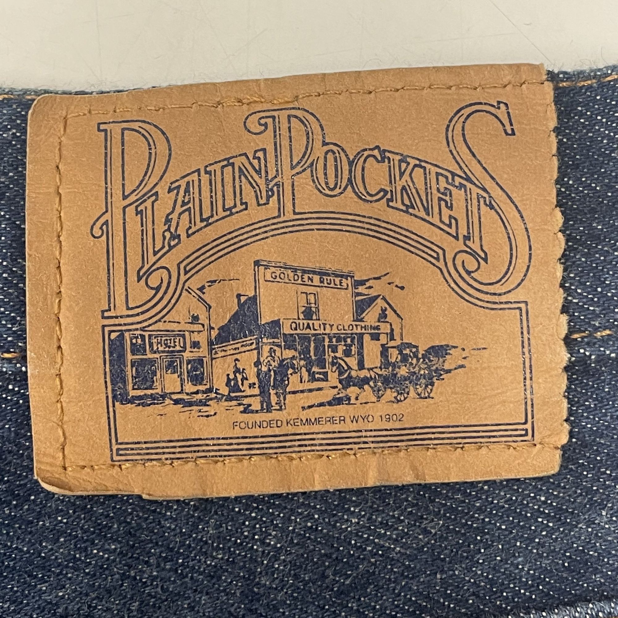 JCPenney Vtg JcPenney PLAIN POCKETS Blue Jean INDIGO Shorts Size US 32 / EU 48 - 5 Thumbnail