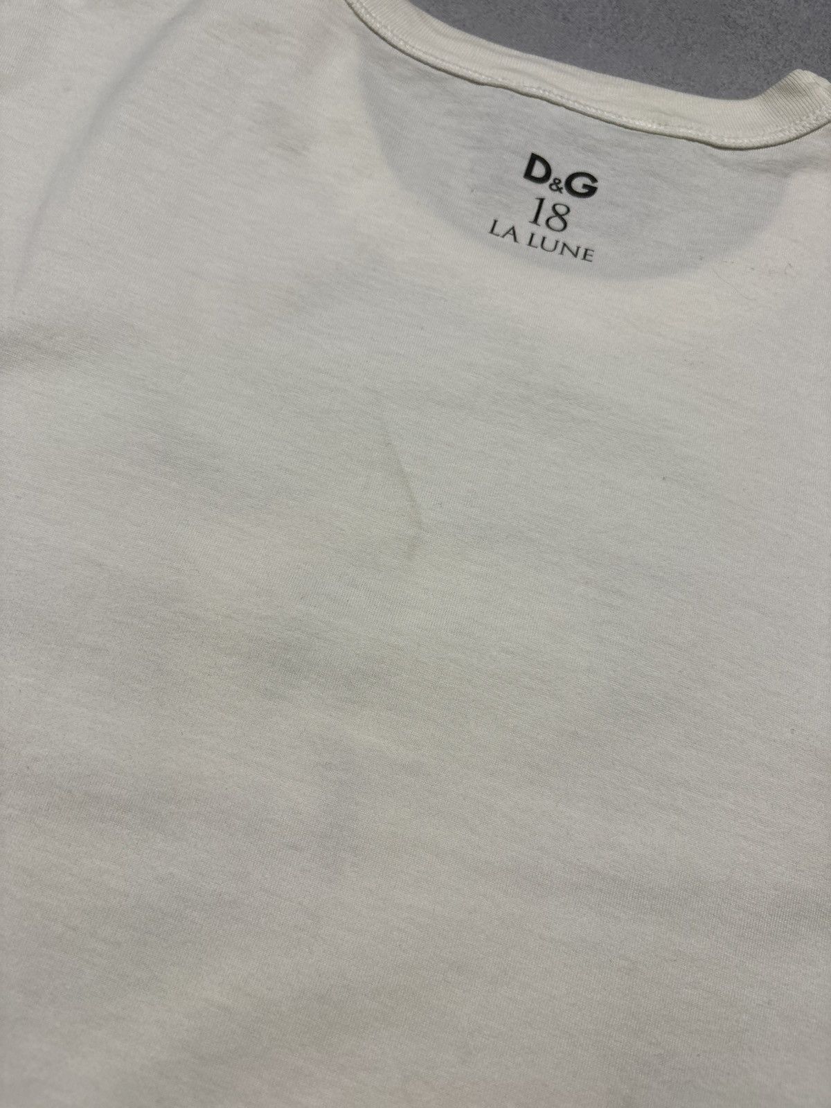 Dolce & Gabbana Vintage Dolce & Gabbana D&G Claudia Schiffer La Lune 18 Tee Size US L / EU 52-54 / 3 - 25 Thumbnail
