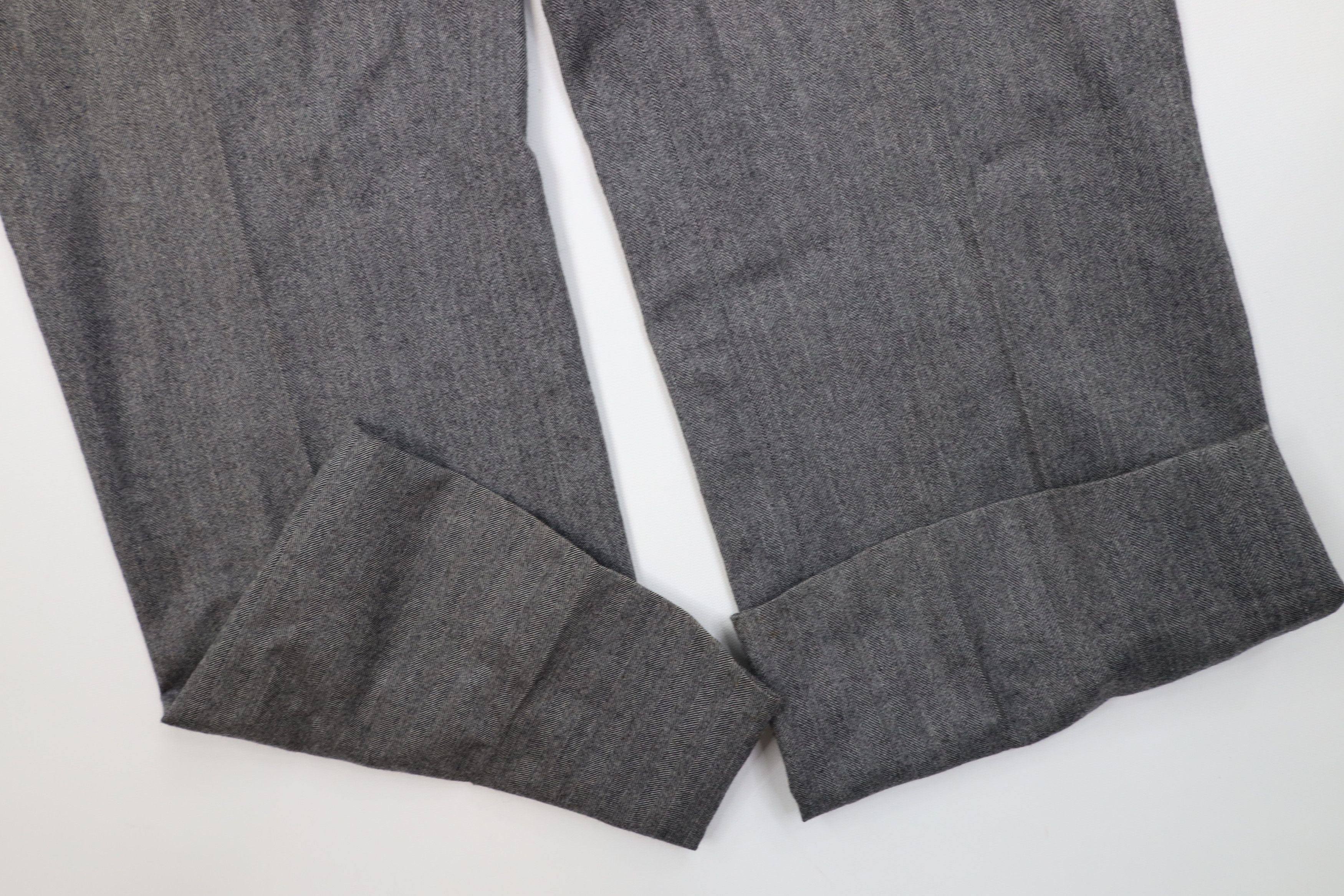 Vintage Vintage 60s 70s Streetwear Wool Wide Leg Chino Pants USA Size US 36 / EU 52 - 6 Thumbnail