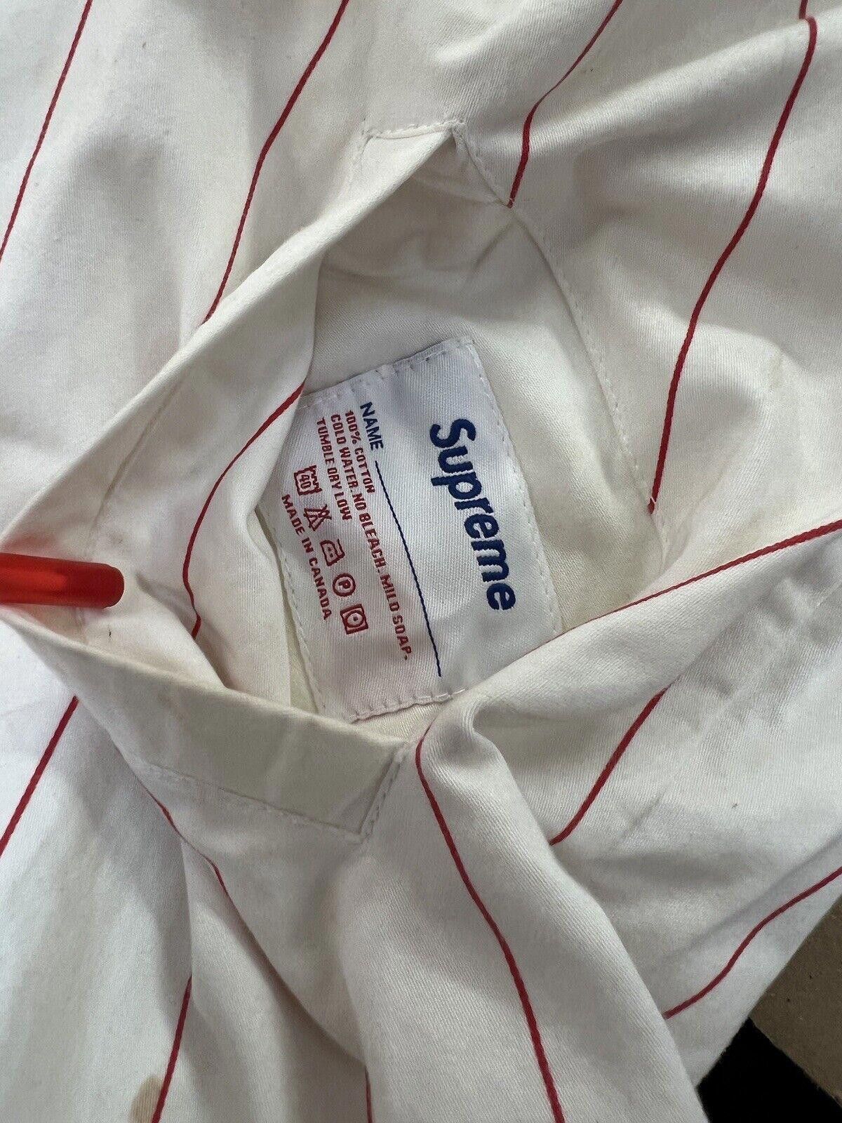 Supreme Supreme Baseball Varsity Jacket Stripe Red White Size US L / EU 52-54 / 3 - 9 Thumbnail