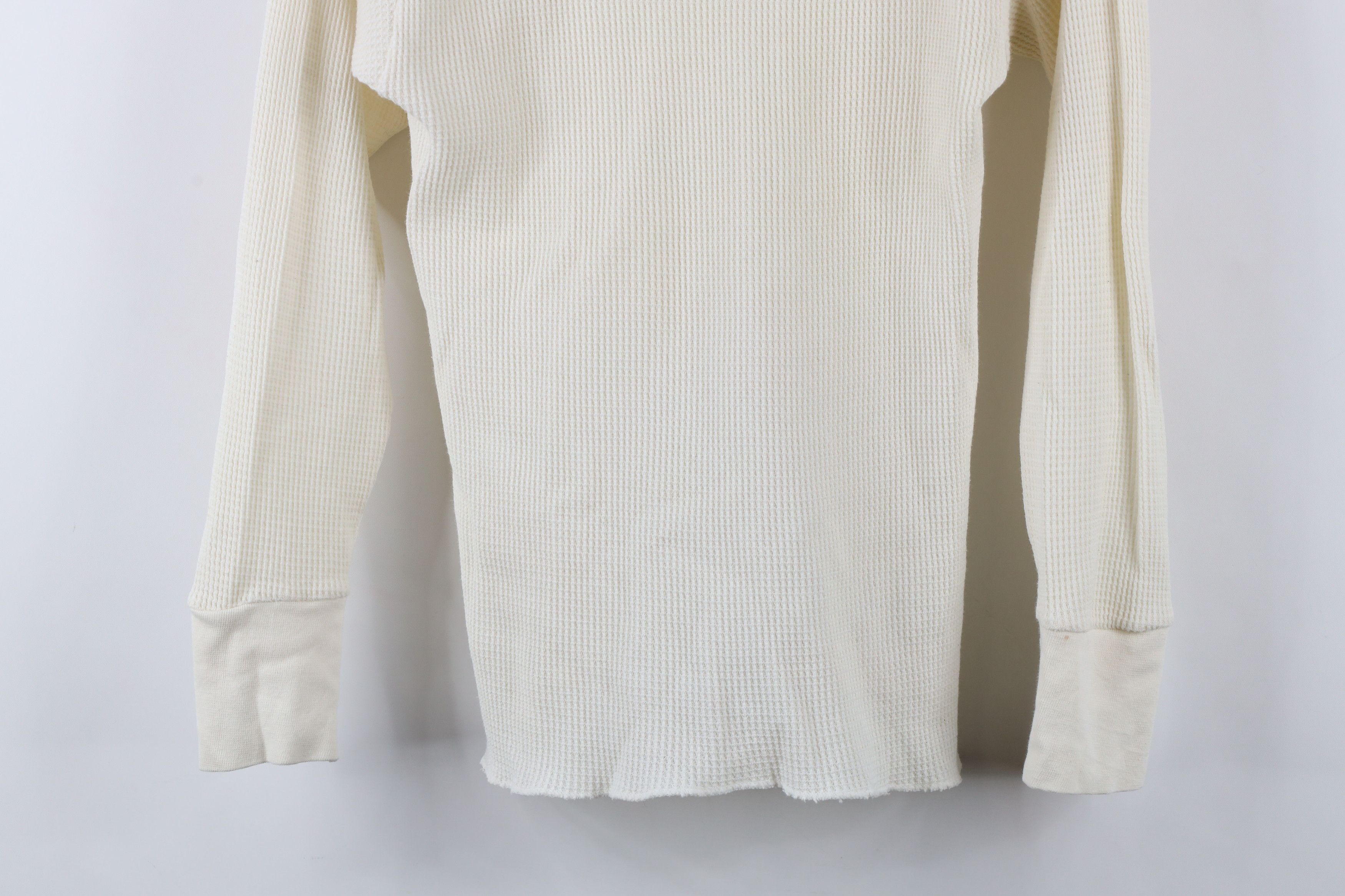 Hanes × Vintage Vintage 70s Hanes Waffle Knit Long Sleeve T-Shirt USA Size US M / EU 48-50 / 2 - 3 Thumbnail