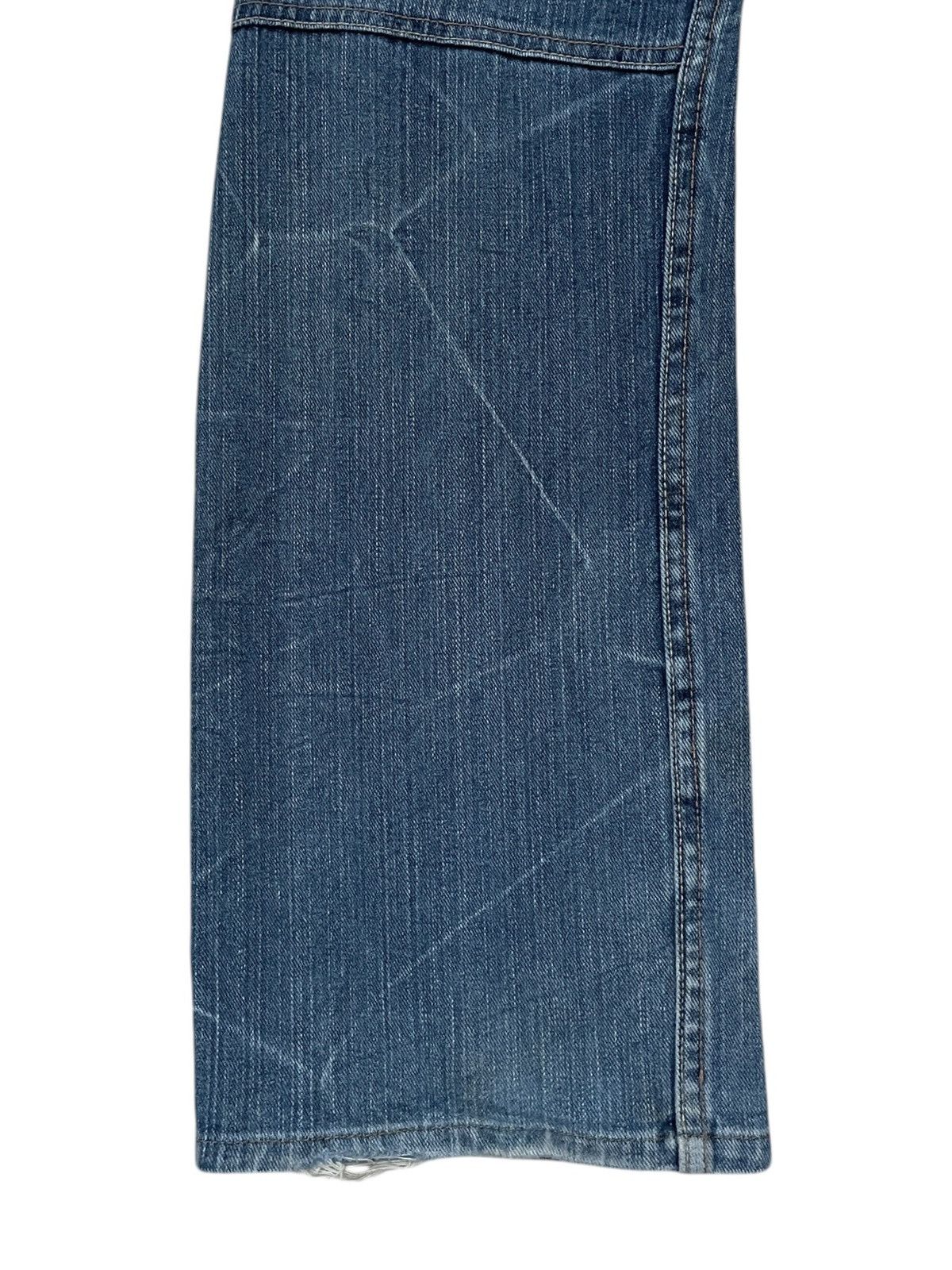 Japanese Brand Vintage Brand Dominate Handcraft Double Waist Jeans 2000s Size US 35 - 7 Thumbnail