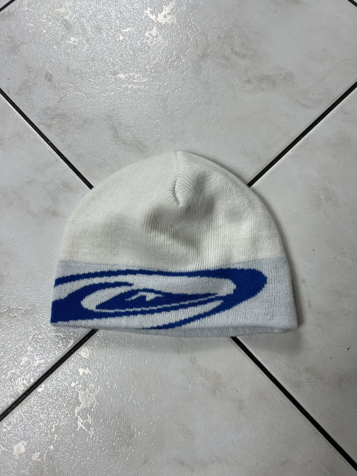 Quiksilver Vintage Quiksilver y2k bomb beanie hat knitted big logo swag Size ONE SIZE - 3 Thumbnail