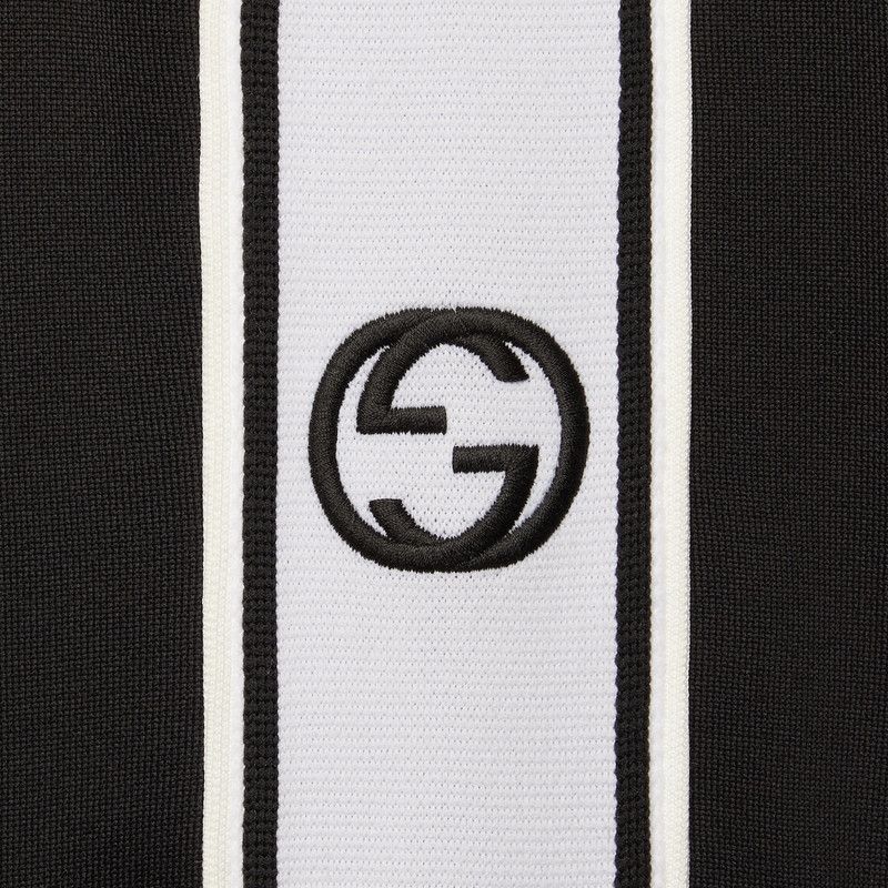 Gucci o1la5ras0526 Cotton Jersey Jogging Pants in Black/White Size 32" / US 10 / IT 46 - 4 Thumbnail