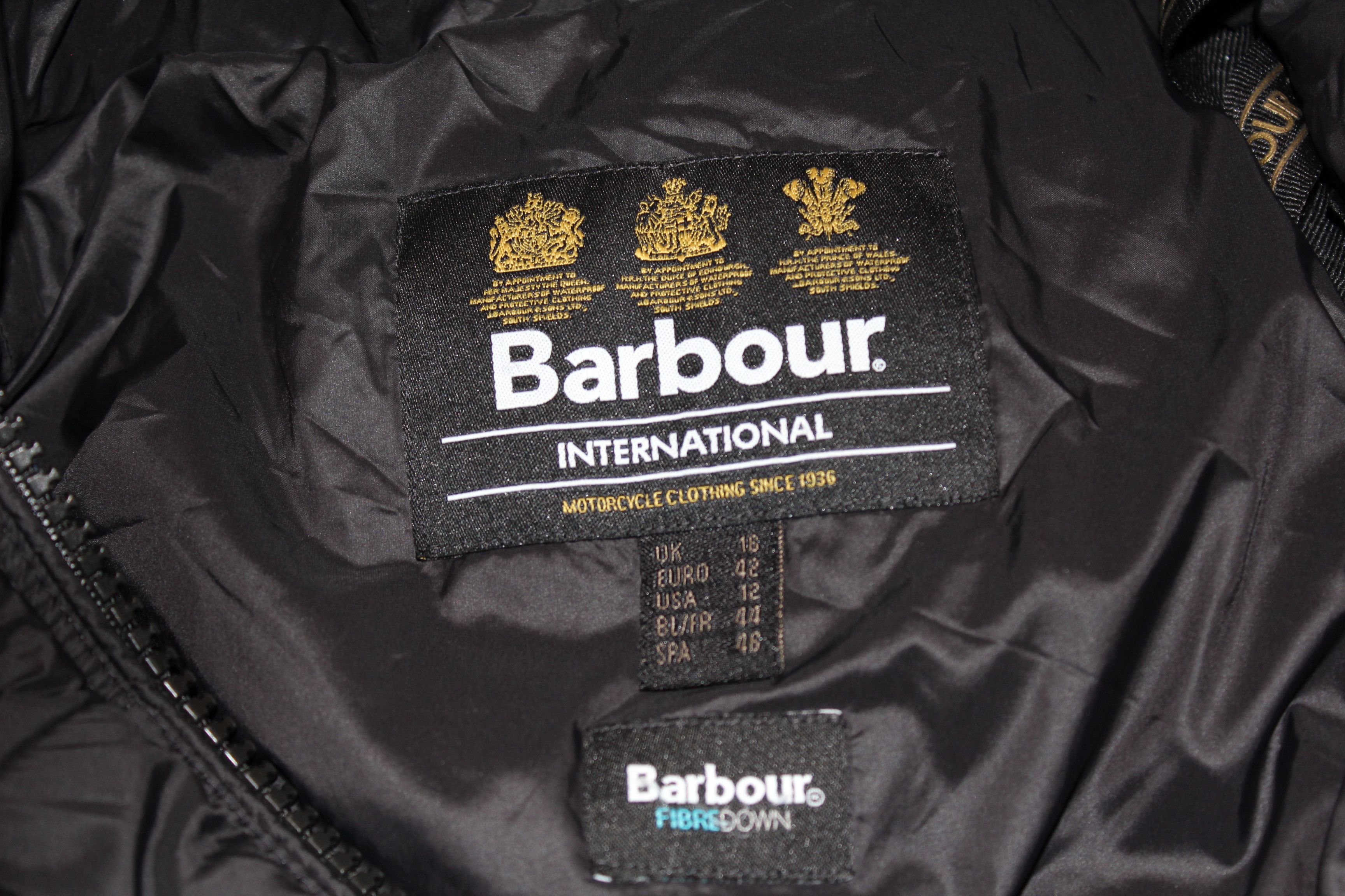 Barbour Women's BARBOUR International Fibre Down Coat Jacket Size L / US 10 / IT 46 - 6 Thumbnail