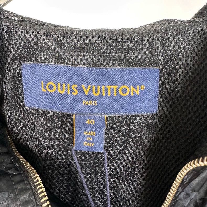 Louis Vuitton Louis Vuitton Black dark print full print blazer jacket Size US XXS / EU 40 - 3 Thumbnail