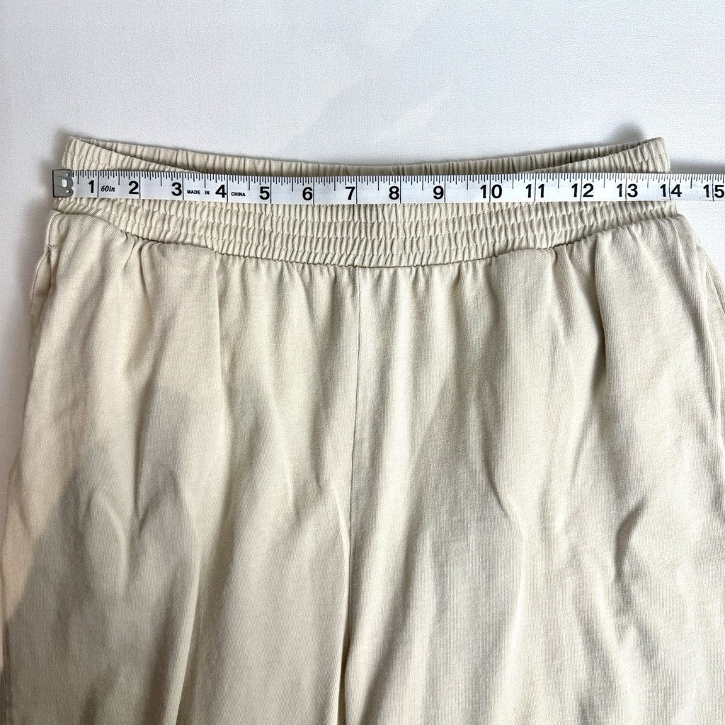 Zara Women's Zara Cotton Jogger Pants Beige Size Medium Size 30" / US 8 / IT 44 - 7 Thumbnail
