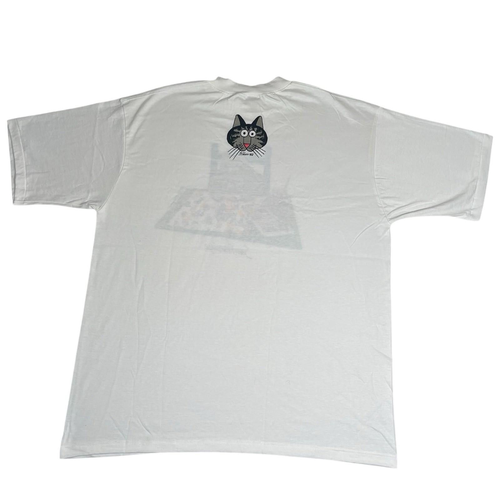Vintage 90s NWT B. Kliban Cat Crazy Shirts SingleStitch Art Shirt XL Size US XL / EU 56 / 4 - 3 Thumbnail